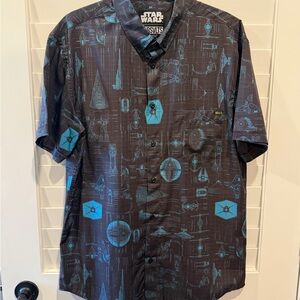 RSVLTS Star Wars Themed Black and Blue Shirt